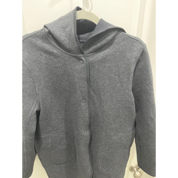 Lululemon City Bound Wrap Jacket Heathered Black / Black Sz M - Picture 3 of 10